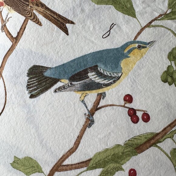 Pottery Barn Bird Duvet Cove Full Queen Spring Sparrow Button Closure :Nature - Picture 13 of 15